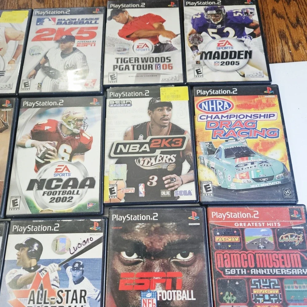 Play Station 2 Games Lot Of 24 Games  GTA, Sports, Racing And More Some Manuels